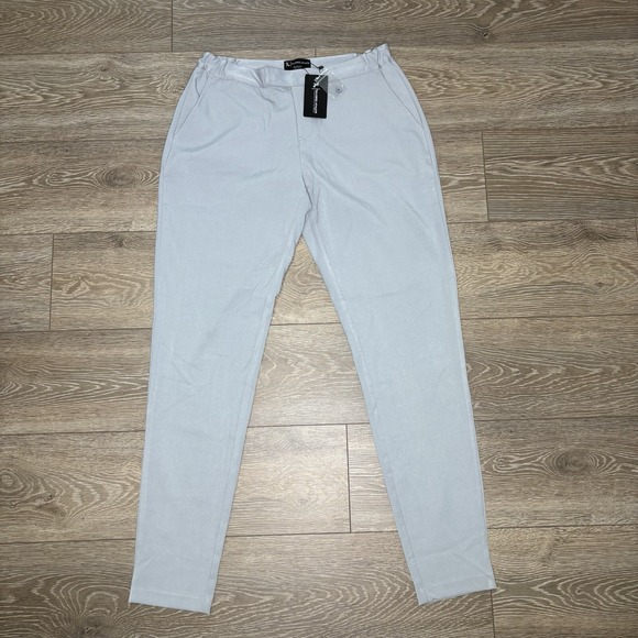 Tailored Athlete Pants Mens 36X34 365 Trouser Light Gray Casual Career - Picture 1 of 7